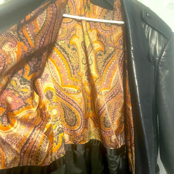 EUC Vintage Hunt Club 100% leather women’s full length coat - Picture 8 of 12